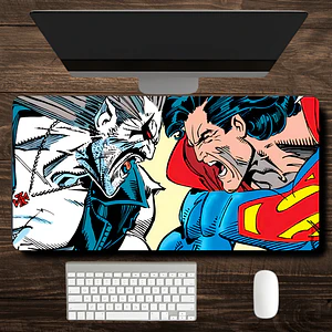 MousePad Gamer Gran Diseño Universo DC Superman vs Lobo