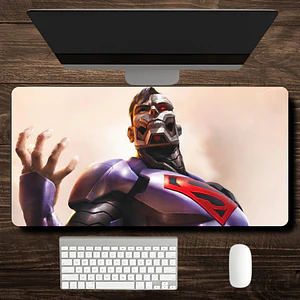 MousePad Gamer Gran Diseño Universo DC Superman Cybor Superman
