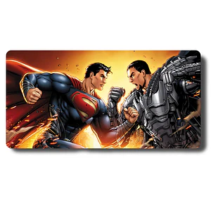 MousePad Gamer Gran Diseño Universo DC Superman vs General Zod