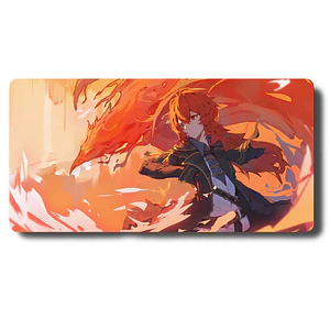 MousePad Gamer XL Genshin Impact Diluc Gran Formato
