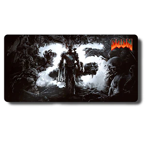 Mouse Pad Xl Gamer Doom Anniversary Epico Diseño