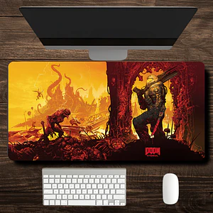 Mouse Pad Xl Gamer Doom Eternal Fabuloso Diseño