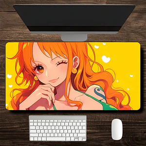 Mousepad Anime Waifus One Piece Nami Mousepad Gamer