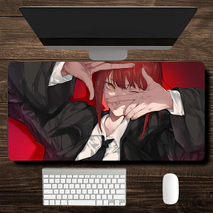 Mousepad Anime Waifus Chainsaw Man Makina Mousepad