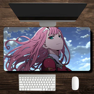 Mouse mouse pad Anime Waifus Darling in the Franxx Zero Two 