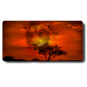 MousePad Diseño Sublime León de la Sabana Mouse pad 