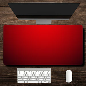 Maus Pad Color Rojo Difuminado Mousepad Intenso