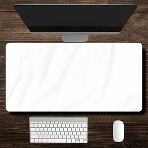 Mouse Pad Color Blanco Texturizado Maus Pad