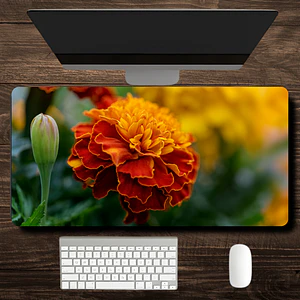 Mouse Mouse Pad Flor Cempasúchil MousePad Floral