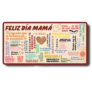 MousePad Diseño Dia De La Mamá Maus Pad Freces tipicas