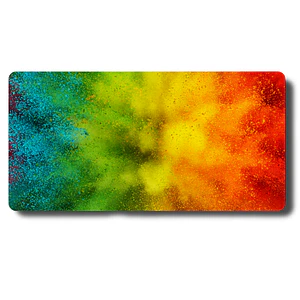 Mouse Mouse Pad Explosión de Colores MousePad Acuarela