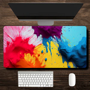 Mouse Pad Artístico y Vibrante MousePad Pintura Multicolor