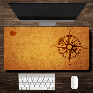 Mouse Pad Mouse Vintage MousePad Brújula Náutica