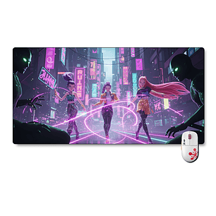 MousePad Gamer Guerreras K-pop Edición Idol Battle XXL
