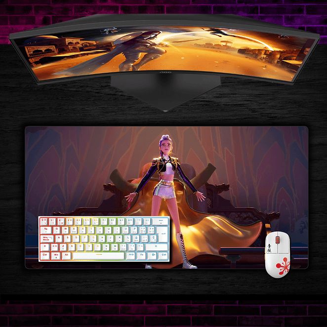 Mouse pad XL Guerreras K-pop Hermoso Diseño 2