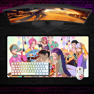 MousePad XL Guerreras K-pop Amigos Juntos