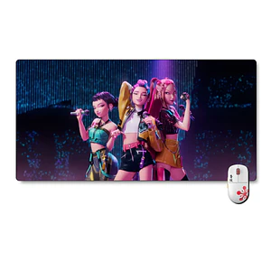 MousePad Gamer Guerreras K-pop Amigas Unidas