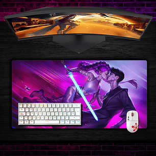 MousePad Guerreras K-pop rumi y jinu Love