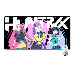 Mouse Pad Guerreras K-pop Huntrix Animado