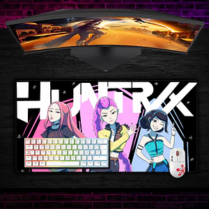 Mouse Pad Guerreras K-pop Huntrix Animado
