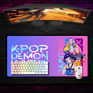 MousePad XXL Guerreras K-pop-Demon Hunters