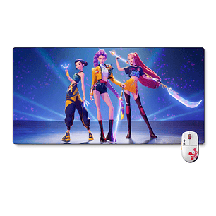 Mouse Pad Gamer Huntrix Guerreras K-pop