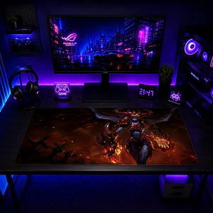 Mousepad Gamer LoL Shyvana Dragón de Sangre XXL