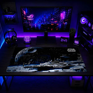 Mousepad Gamer Star Wars Estrella de la Muerte Formato XXL