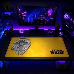 Mousepad Gamer Star Wars Halcon Milenario Formato XXL