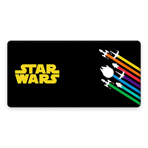 Mousepad Gamer Star Wars Escuadron Rebelde Formato XXL