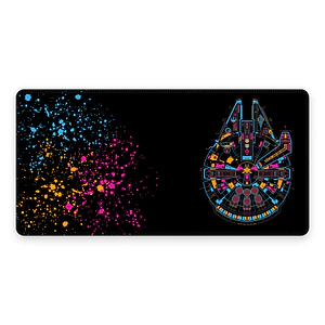 Mousepad XL Star Wars Halcon Milenario Neon Premium