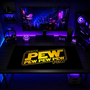 Mousepad Gamer Star Wars Pew Pew Formato XXL