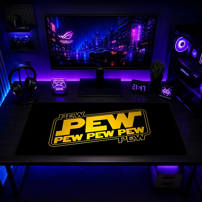 Mousepad Gamer Star Wars Pew Pew Formato XXL 2