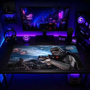 Mousepad Star Wars Stormtrooper Combate Waterproof