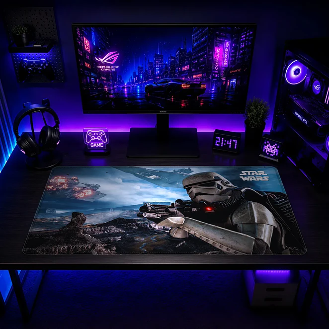 Mousepad Star Wars Stormtrooper Combate Waterproof 2