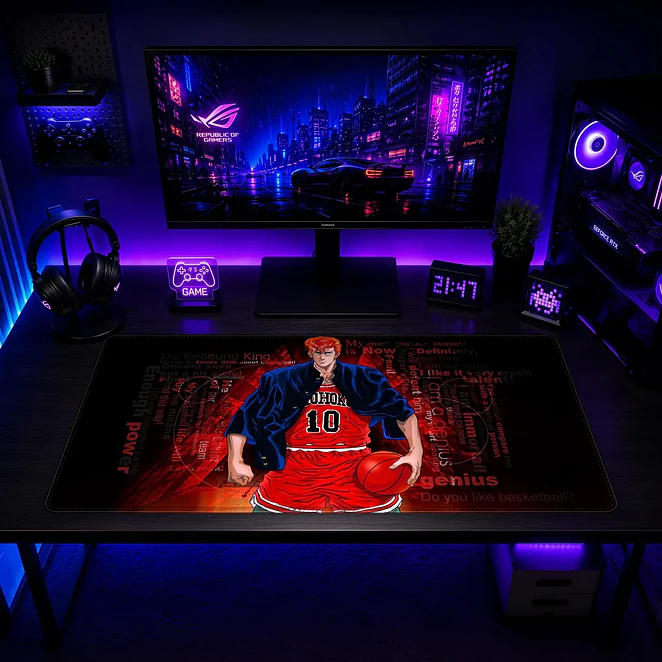 Mousepad XL Slam Dunk Sakuragi Genius Premium 2