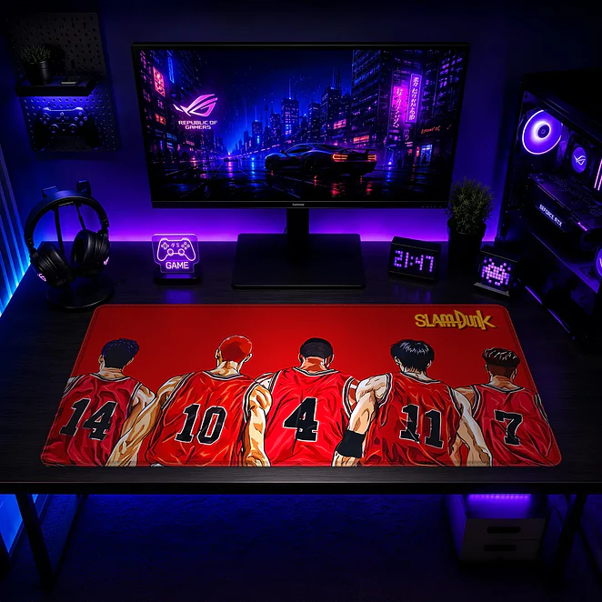 Mousepad Anime Slam Dunk Titulares Shohoku XL 2
