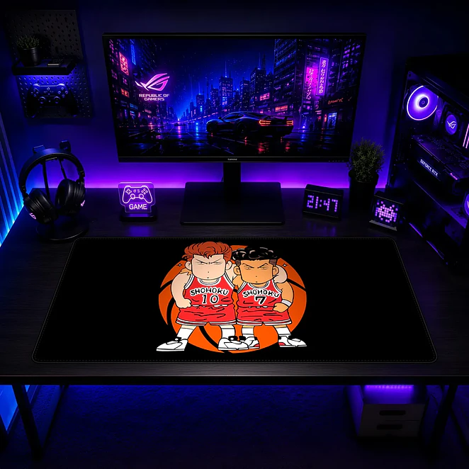 Mousepad Gamer Slam Dunk Duo Shohoku Formato XXL 2