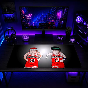 Mousepad Gamer Slam Dunk Sakuragi y Rukawa Formato XXL