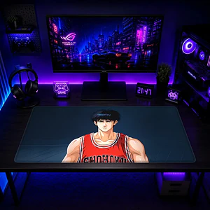 Mousepad Slam Dunk Rukawa Nocturno Waterproof