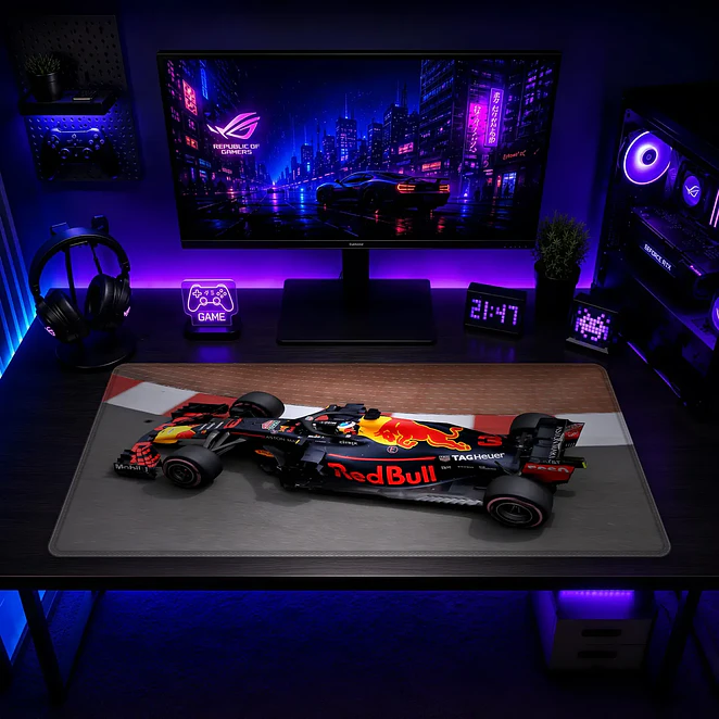 Mousepad F1 Red Bull Ricciardo Curva Waterproof 2