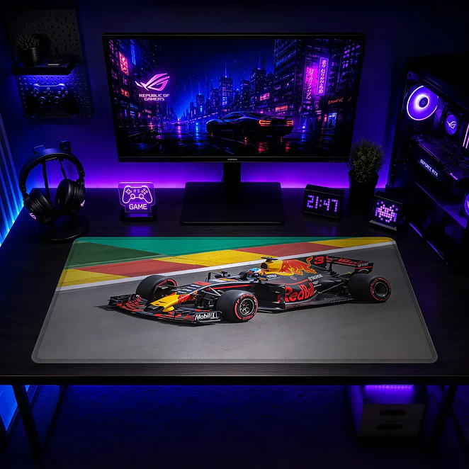 Mousepad F1 Red Bull Ricciardo Spa Waterproof 2