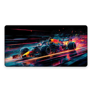 Mousepad F1 Red Bull Neon Racing Waterproof