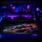 Mousepad F1 Red Bull Neon Racing Waterproof - Miniatura 2