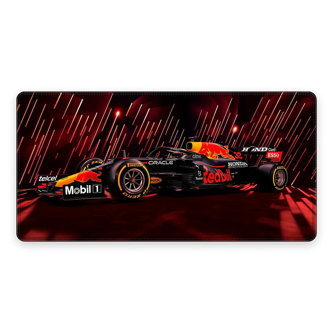 Mousepad Gamer F1 Red Bull Lluvia de Boxes Formato XXL 1