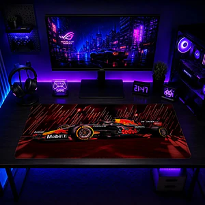 Mousepad Gamer F1 Red Bull Lluvia de Boxes Formato XXL