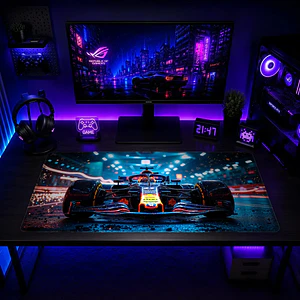 Mousepad XL F1 Red Bull Noche de Carrera Premium