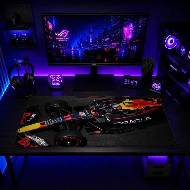 Mousepad F1 Red Bull Perez Oracle Waterproof 2