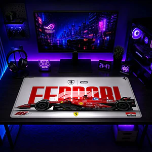 Mousepad F1 Ferrari Leclerc Marlboro Waterproof