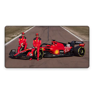 Mousepad Gamer F1 Ferrari Duo Pilotos Formato XXL